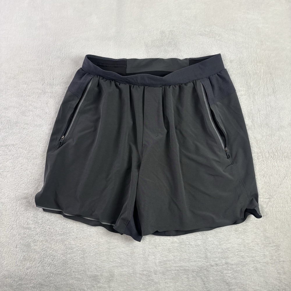 Lululemon Pace Breaker Grey Activewear Athletic Shorts Men's Size Medium